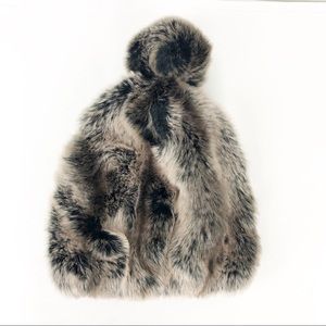 Anthropologie faux fur hat